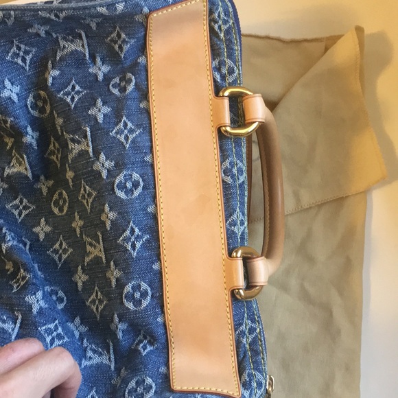 Authentic Louis Vuitton denim speedy - Picture 7 of 8
